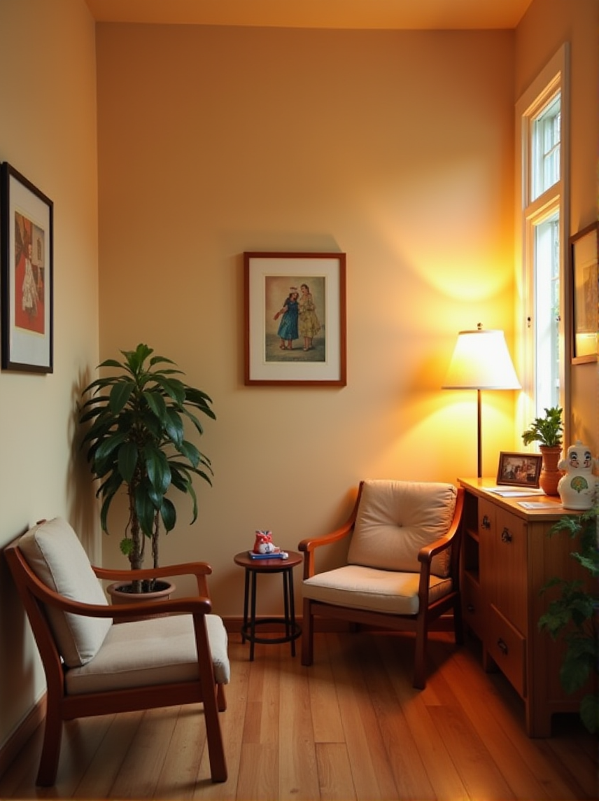 Our reception and waiting area